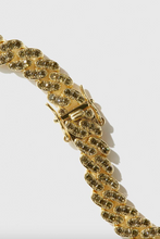Load image into Gallery viewer, Thin Havana Anklet gold green
