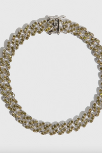 Havana Anklet silver green