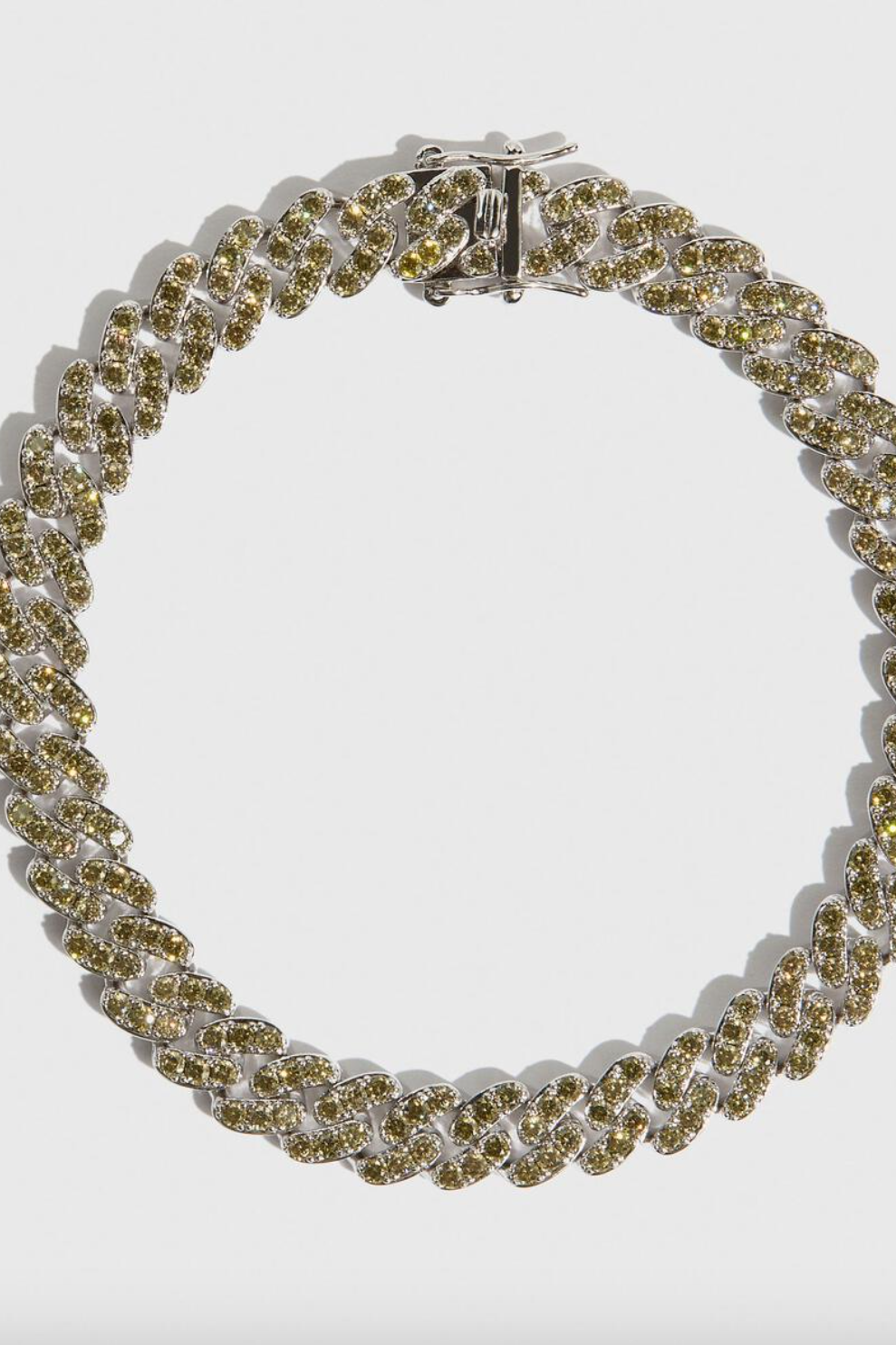 Havana Anklet silver green