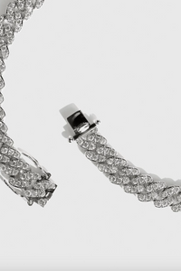 Thin Havana Anklet Silver