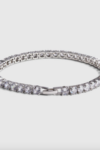 Tennis Anklet Silver